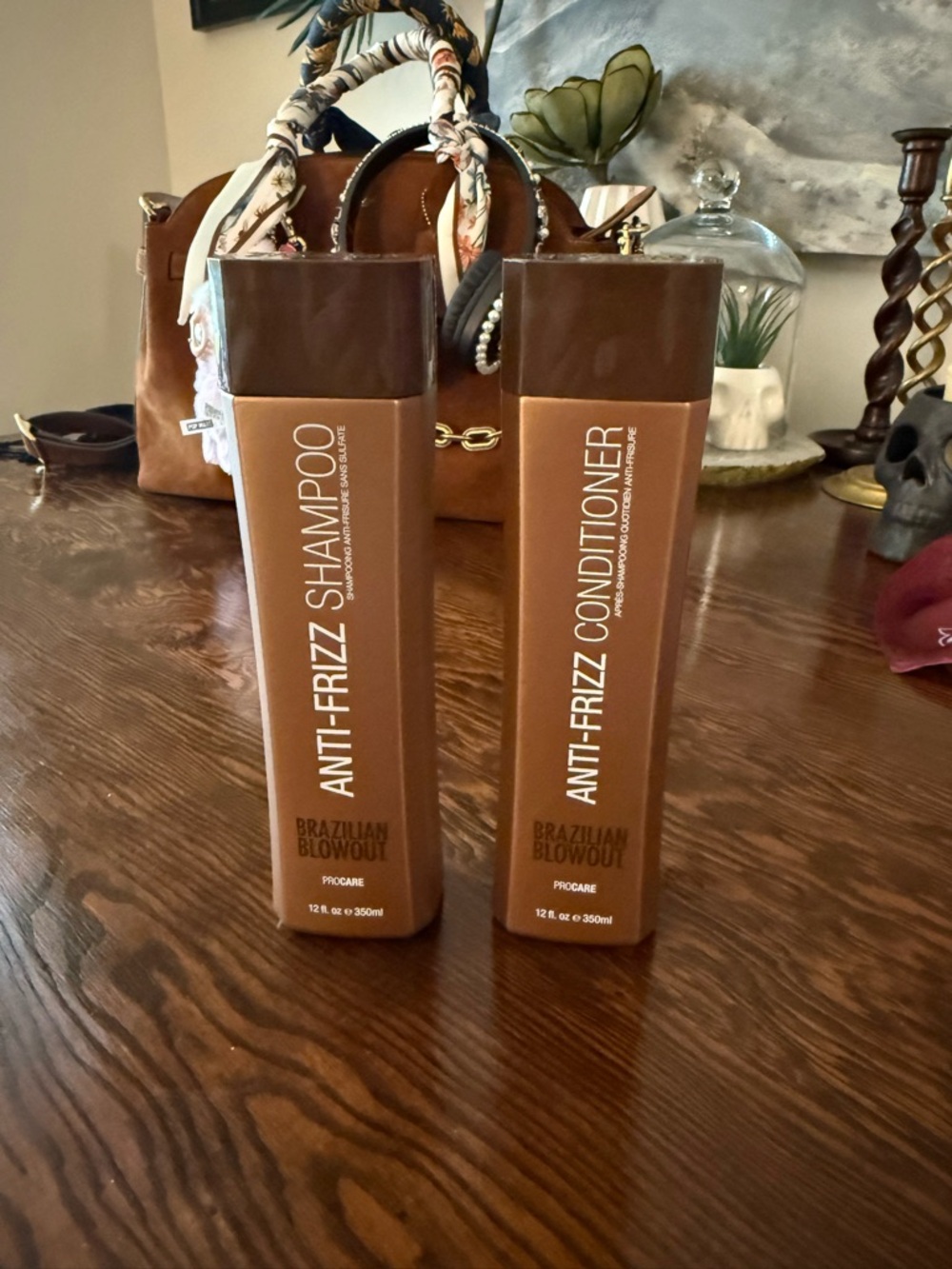 Brazilian Blowout Anti-Frizz Shampoo & Conditioner Set - Copper Brown